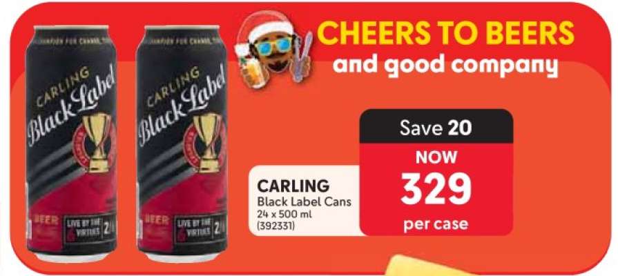 CARLING Black Label Cans