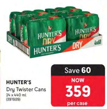 HUNTER'S Dry Twister Cans