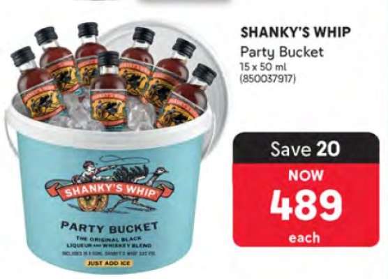 SHANKY'S WHIP Party Bucket