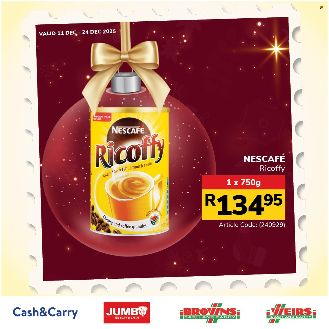 Jumbo Cash & Carry specials - 11/12/2025 - 24/12/2025. Page 1