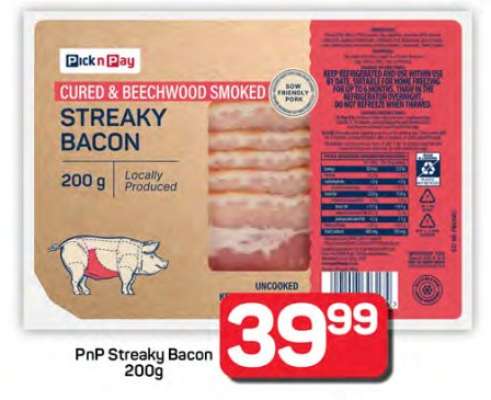 PnP Streaky Bacon