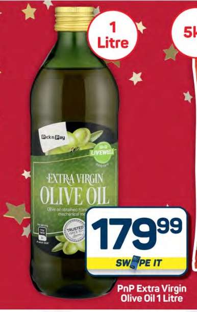 PnP Extra Virgin Olive Oil 1 Litre