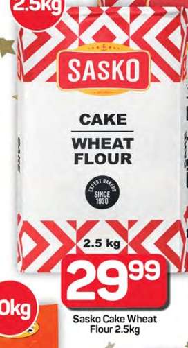 Sasko Cake Wheat Flour 2.5kg