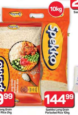 Spekko Long Grain Parboiled Rice 10kg