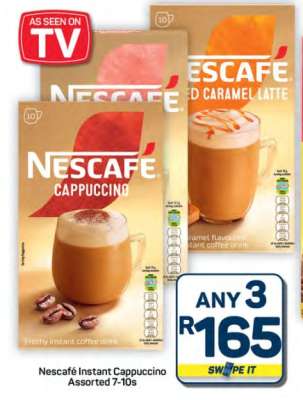 Nescafé Instant Cappuccino Assorted 7-10s