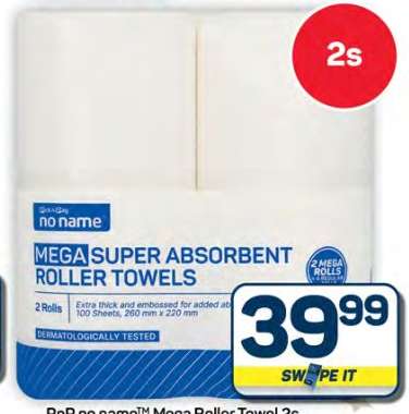 Mega Super Absorbent Roller Towels