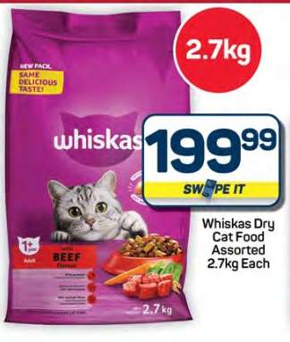 Whiskas Dry Cat Food Assorted