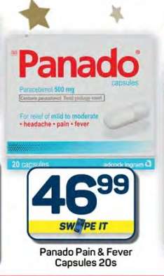 Panado Pain & Fever Capsules 20s