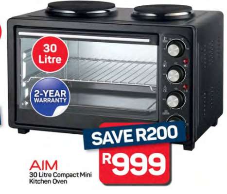 AIM 30 Litre Compact Mini Kitchen Oven