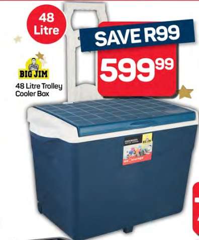 Big Jim 48 Litre Trolley Cooler Box