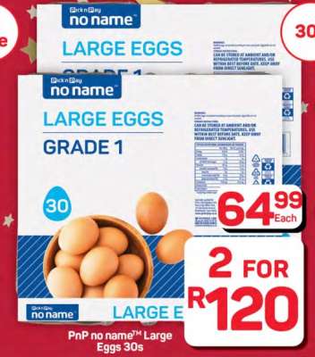 PnP no name Large Eggs 30s