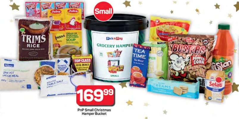 PnP Small Christmas Hamper Bucket