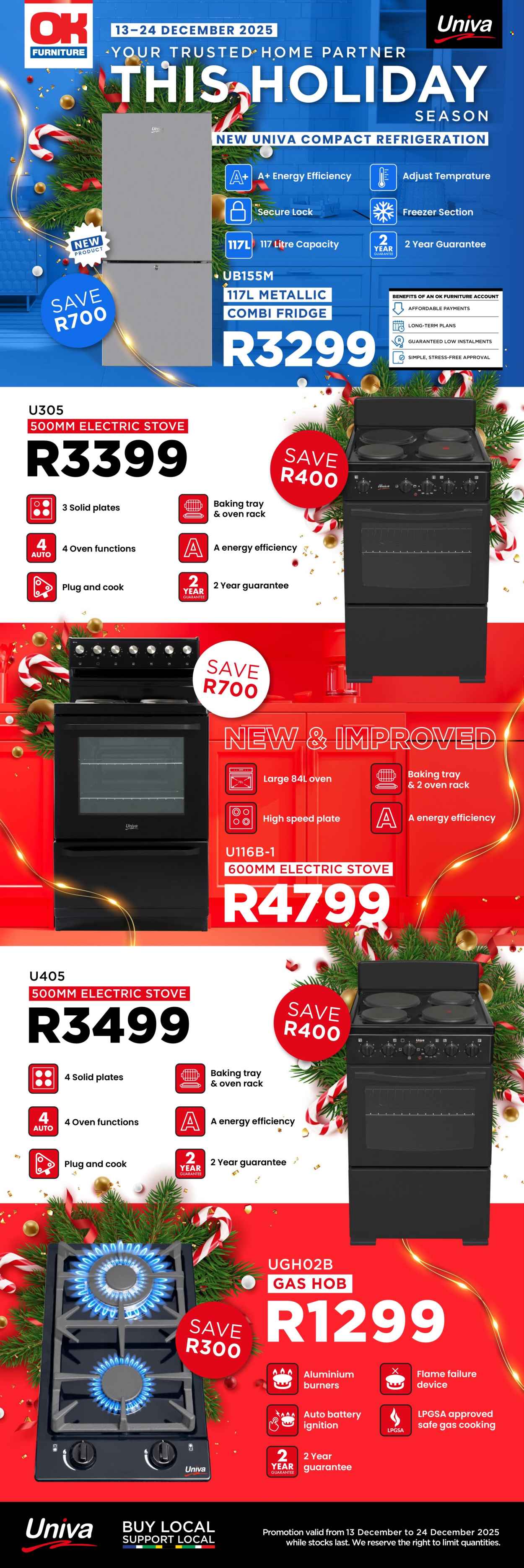 OK Furniture specials - 13/12/2025 - 24/12/2025. Page 1