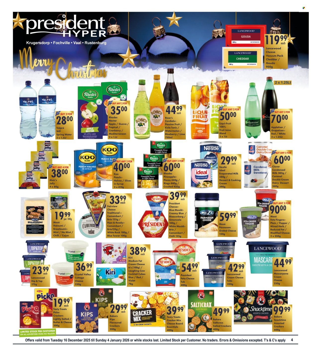 President Hyper specials - 16/12/2025 - 04/01/2026. Page 4