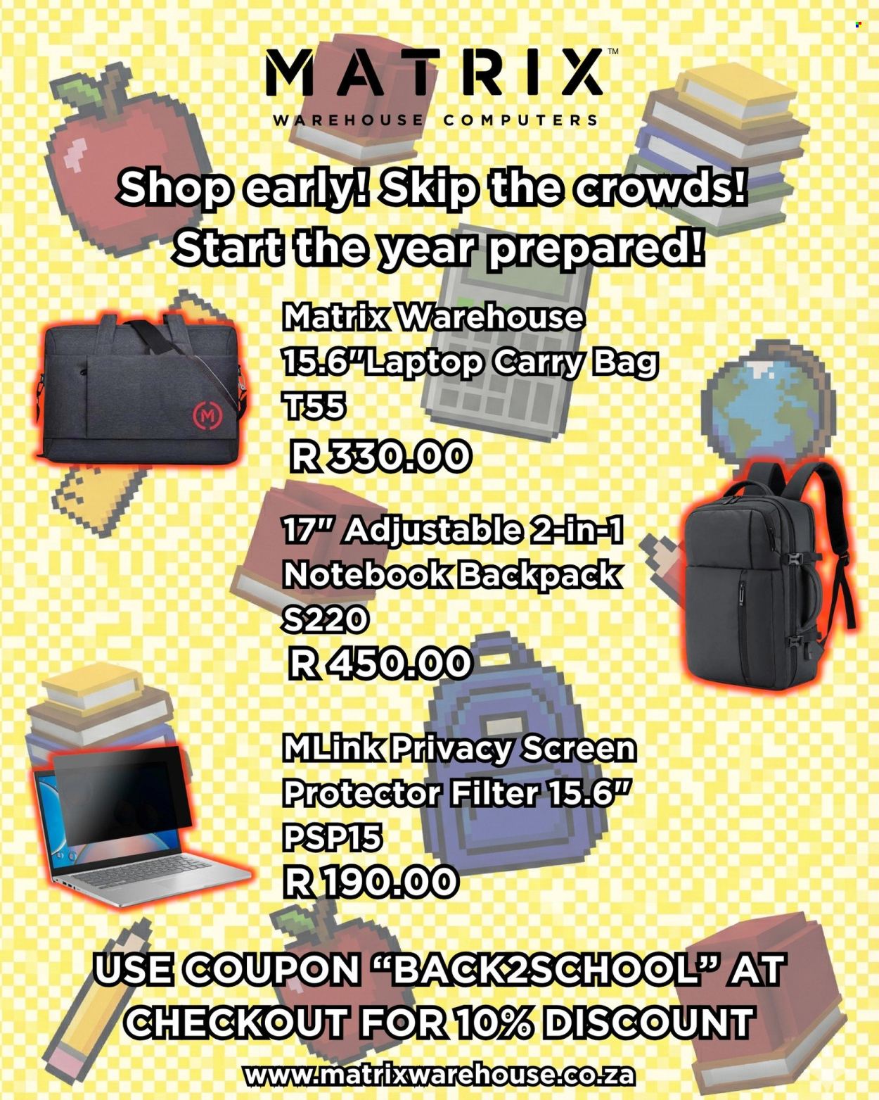 Matrix Warehouse specials. Page 2