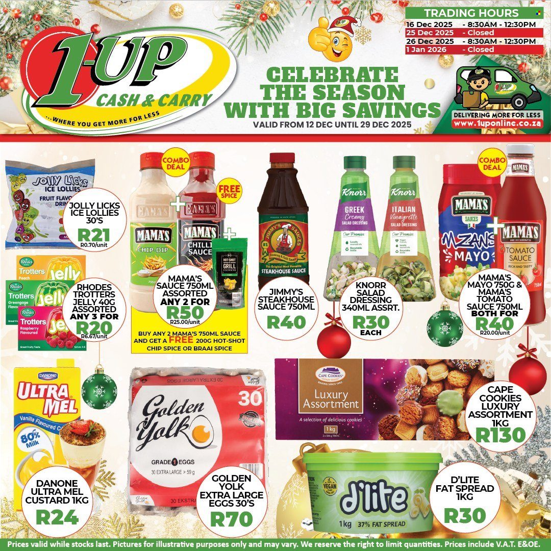 1UP Cash & Carry specials - 12/12/2025 - 29/12/2025. Page 1