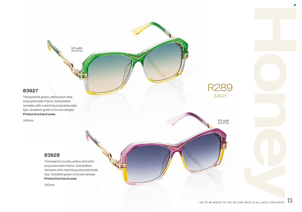 Honey specials. Page 15