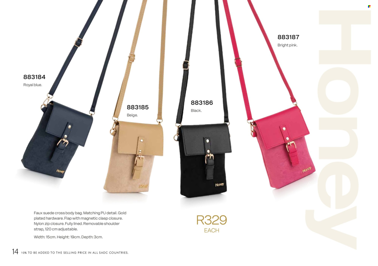 Honey specials. Page 16