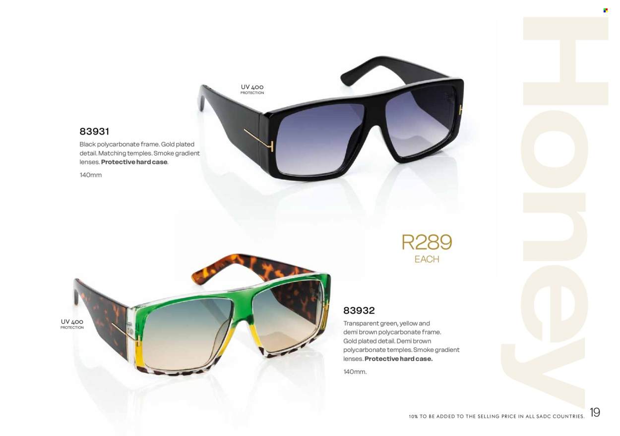 Honey specials. Page 21