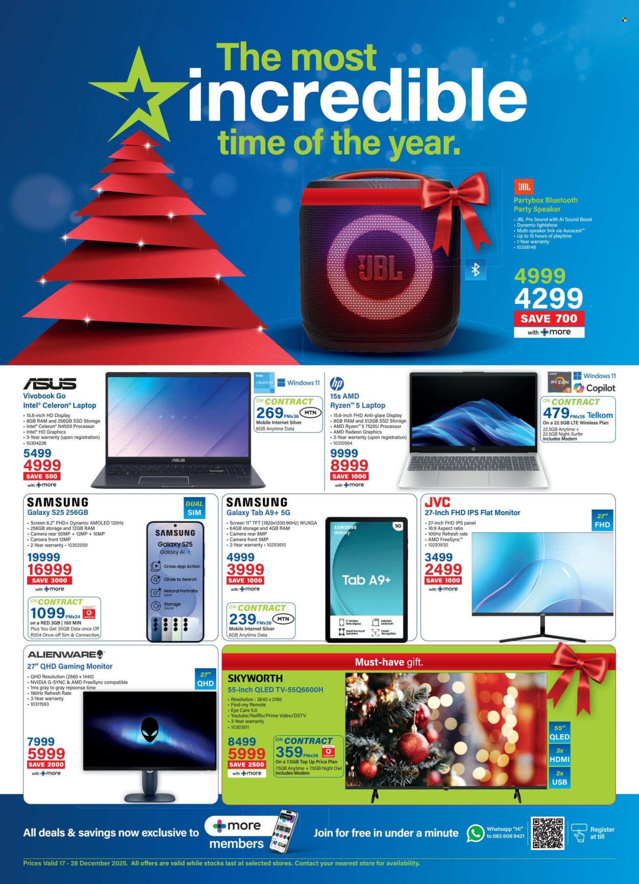 Incredible Connection specials - 17/12/2025 - 28/12/2025. Page 1