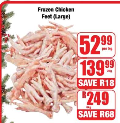 Frozen Chicken Feet (Large)