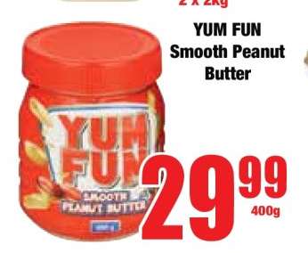 YUM FUN Smooth Peanut Butter