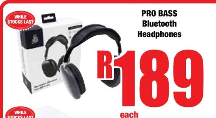 PRO BASS Bluetooth Headphones