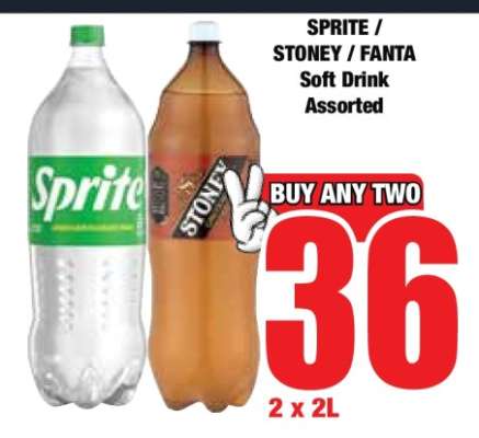 SPRITE / STONEY / FANTA Soft Drink Assorted