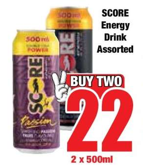 SCORE Energy Drink Assorted