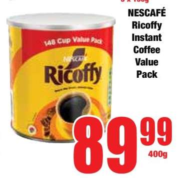NESCAFÉ Ricoffy Instant Coffee Value Pack