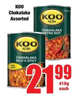KOO Chakalaka Assorted