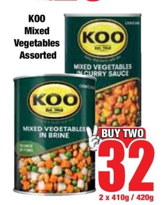 KOO Mixed Vegetables Assorted