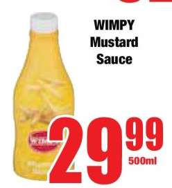 WIMPY Mustard Sauce