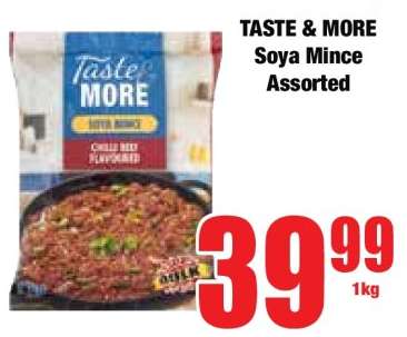TASTE & MORE Soya Mince Assorted