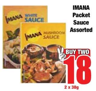 IMANA Packet Sauce Assorted