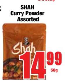 SHAH Curry Powder Assorted