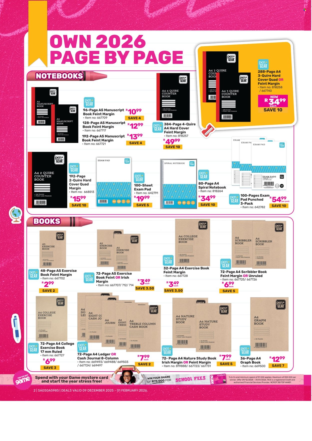 Game specials - 09/12/2025 - 01/02/2026. Page 2