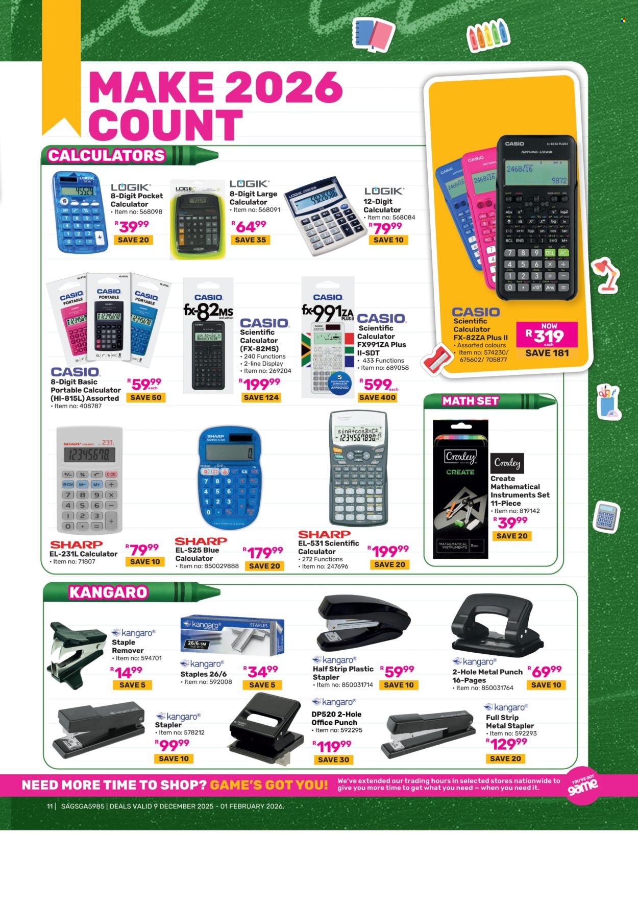 Game specials - 09/12/2025 - 01/02/2026. Page 11