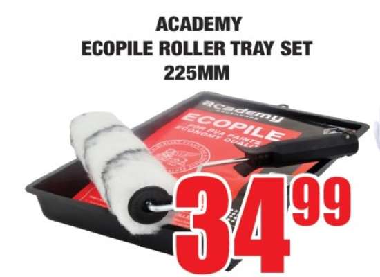 ACADEMY ECOPILE ROLLER TRAY SET 225MM