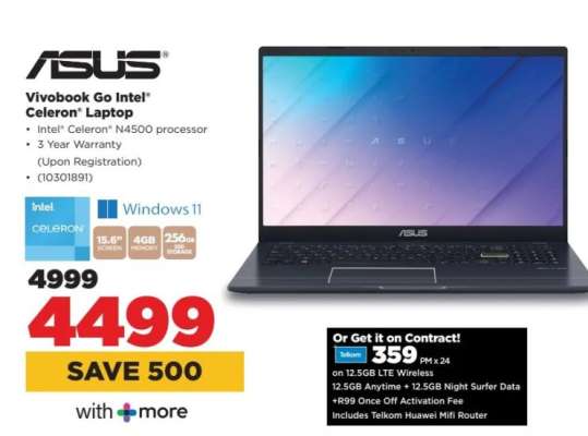 ASUS Vivobook Go Intel Celeron Laptop