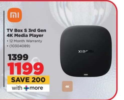 Xiaomi TV Box S 3rd Gen 4K Media Player