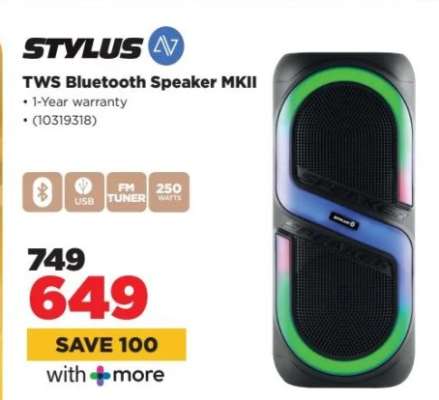 STYLUS TWS Bluetooth Speaker MKII