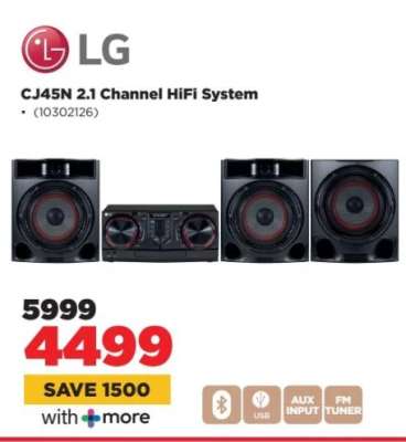 LG CJ45N 2.1 Channel Hifi System