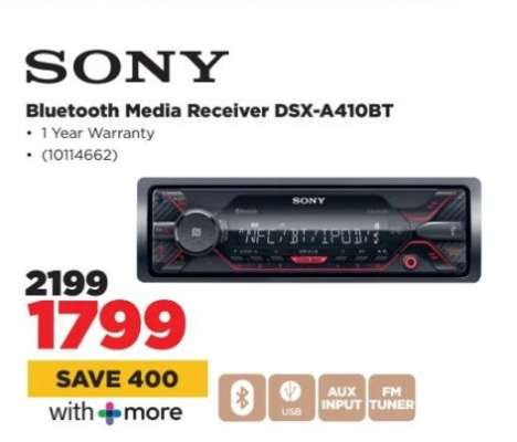Sony Bluetooth Media Receiver DSX-A410BT