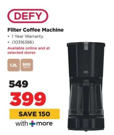 DEFY Filter Coffee Machine