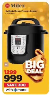 Milex 6L Digital Power Pressure Cooker
