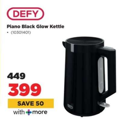 DEFY Piano Black Glow Kettle
