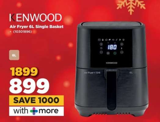 KENWOOD Air Fryer 6L Single Basket