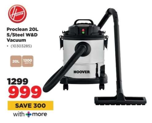 Hoover Proclean 20L S/Steel W&D Vacuum
