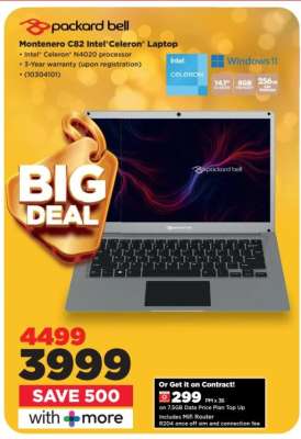 Packard Bell Montenero C82 Intel®Celeron® Laptop